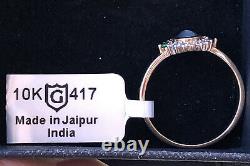 0.75ct Cats Eye Alexandrite, Garnet, Zircon 9ct Gold Ring. Size P/Q BNWT Ltd Edn