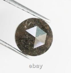 0.83 Ct Natural Loose Grey Color Round Rose Cut Beautiful Engagement Diamond