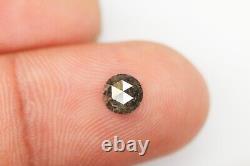 0.83 Ct Natural Loose Grey Color Round Rose Cut Beautiful Engagement Diamond