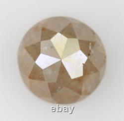 0.86 Ct Natural Loose Grey Color Round Rose Cut Beautiful Engagement Diamond