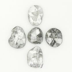 0.94 Ct Natural Loose Diamond, Slice Diamond, Salt And Pepper Diamond, KR2319