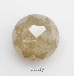 0.97 Ct Natural Loose Grey Color Round Rose Cut Beautiful Engagement Diamond