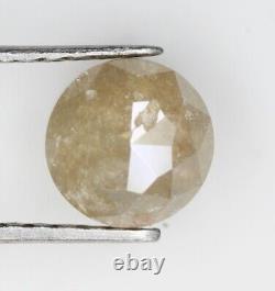 0.97 Ct Natural Loose Grey Color Round Rose Cut Beautiful Engagement Diamond