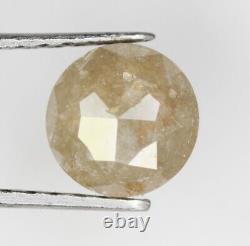 0.97 Ct Natural Loose Grey Color Round Rose Cut Beautiful Engagement Diamond