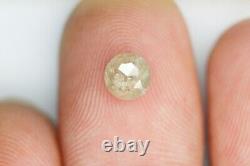 0.97 Ct Natural Loose Grey Color Round Rose Cut Beautiful Engagement Diamond