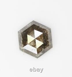 1.02 Ct Natural Hexagon Cut Loose Diamond Grey Hexagon Shape Diamond For Ring