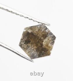 1.02 Ct Natural Hexagon Cut Loose Diamond Grey Hexagon Shape Diamond For Ring