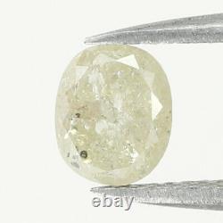 1.18 Ct Natural Loose Diamond, Oval Diamond, Grey Diamond, KDL7406