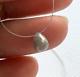 1.20 Ct Natural Briolette Bead, Fancy Bead, Grey Color Bead, Loose Diamond Beads