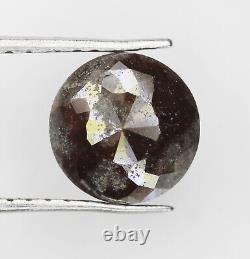 1.25 Ct Natural Loose Round Rose Cut Diamond Grey Color Rustic Diamond For Ring