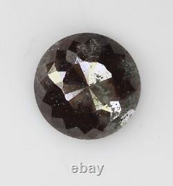 1.25 Ct Natural Loose Round Rose Cut Diamond Grey Color Rustic Diamond For Ring