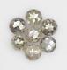 1.28 Ct Natural Loose Round Rose Cut Fancy Grey Color Diamond For Jewelry