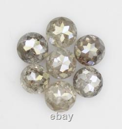 1.28 Ct Natural Loose Round Rose Cut Fancy Grey Color Diamond For Jewelry