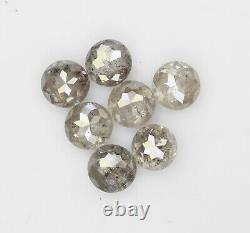 1.28 Ct Natural Loose Round Rose Cut Fancy Grey Color Diamond For Jewelry