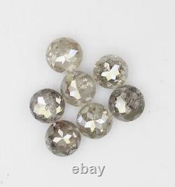 1.28 Ct Natural Loose Round Rose Cut Fancy Grey Color Diamond For Jewelry