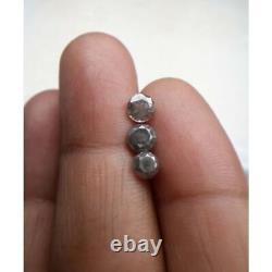 1.31 Ct, Natural Diamonds, Round Shape Brilliant Cut Diamonds, Grey Color Diamond