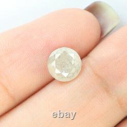 1.38 Ct Natural Loose Diamond Round Grey Color I3 Clarity 6.50 MM L8212