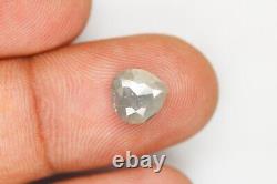 1.41 Ct Natural Loose Pear Diamond Grey Diamond Pear Cut Rustic Diamond For Ring