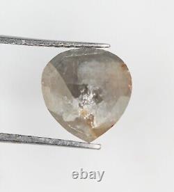 1.41 Ct Natural Loose Pear Diamond Grey Diamond Pear Cut Rustic Diamond For Ring