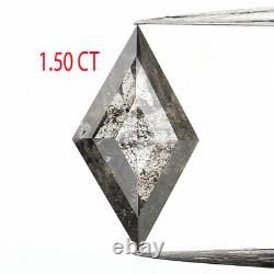 1.50 CT Natural Loose Diamond, Salt And Pepper Diamond, Kite Cut Diamond, KDL164