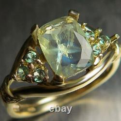 1.60ct Natural Russian colour change Alexandrite 9ct 14k 18k Gold Platinum ring