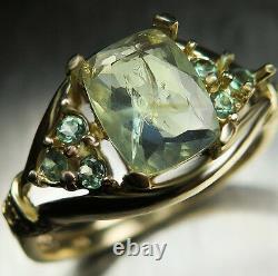 1.60ct Natural Russian colour change Alexandrite 9ct 14k 18k Gold Platinum ring