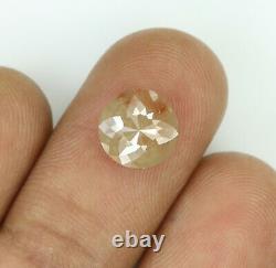 1.62 Ct Natural Loose Diamond Round Rose Cut Grey Color I3 Clarity 8.00 MM L7962