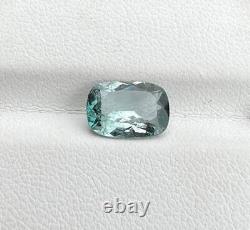 1.72 Carat Natural Grey Tourmaline 10x8 mm Cushion Cut Loose Gemstone