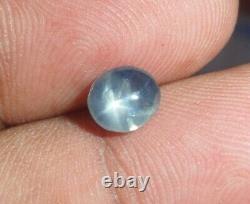 1.95 Ct Natural Untreated Gray Star Sapphire Cabochon Loose Gemstone 014