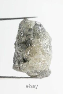 10.45 Ct Grey Color Raw Uncut Diamond Natural Loose Rough Diamond, Raw Stone