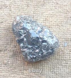 11.63 Ct Raw Uncut Diamond Light Silver Grey Color Natural Loose Rough Diamond