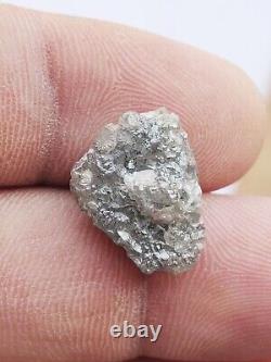 11.63 Ct Raw Uncut Diamond Light Silver Grey Color Natural Loose Rough Diamond