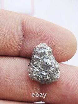 11.63 Ct Raw Uncut Diamond Light Silver Grey Color Natural Loose Rough Diamond