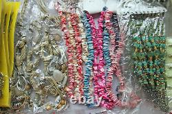 12.4KG Job Lot Mixed Costume Ethnic Gemstone Jewellery Bracelets Necklaces £1500