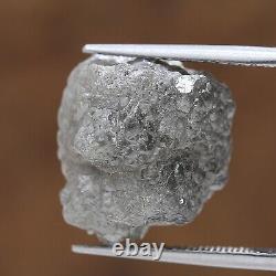 14+tcw Uncut Natural Rough Diamond Gray Color Irregular Diamond