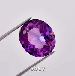 15.95 Ct Natural Ceylon Musgravite Purple Gray Oval Loose Gem Certified 16x14 MM