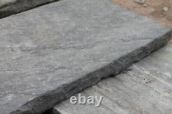 18 Inch Wide Tumbled Sandstone Coping, Fireplace Hearth, Steps, Paving