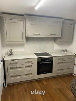 1909 Second Nature Kitchen Stone Grey Miele Appliances Can Be Extended X-display
