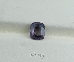 2.07ct, Certified Untreated Cushion Cut Natural Spinel Loose Gemstone from Burma