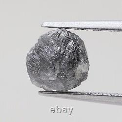 2.13 Ct, Grey Color Raw Uncut Diamond Natural Loose Rough Diamond, Raw Stone