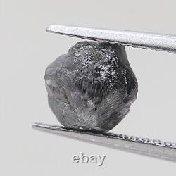 2.13 Ct, Grey Color Raw Uncut Diamond Natural Loose Rough Diamond, Raw Stone