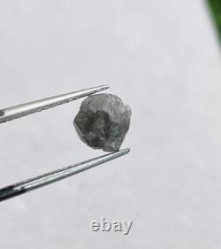 2.13 Ct, Grey Color Raw Uncut Diamond Natural Loose Rough Diamond, Raw Stone