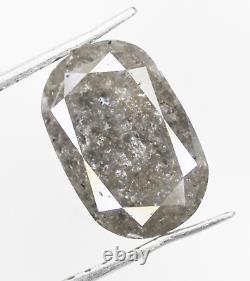 2.37 Ct Natural Oval Cut Loose Diamond Grey Color oval Rustic diamond for Ring