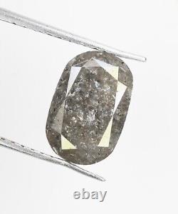 2.37 Ct Natural Oval Cut Loose Diamond Grey Color oval Rustic diamond for Ring