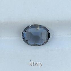 2.42 Cts Natural Grey Spinel Oval Cut Loose Gemstone Jewelry Gift Sri Lanka