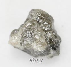 2.52 Ct, Natural Loose Grey Color Rough Diamond Uncut Diamond Raw Diamond