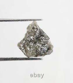 2.52 Ct, Natural Loose Grey Color Rough Diamond Uncut Diamond Raw Diamond