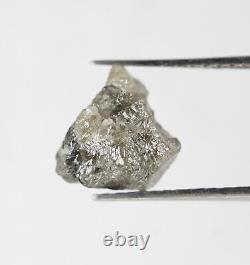 2.52 Ct, Natural Loose Grey Color Rough Diamond Uncut Diamond Raw Diamond