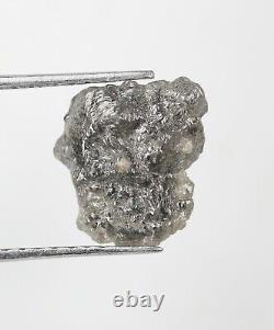 2.54 Ct Grey Color Raw Uncut Diamond Natural Loose Rough diamond, raw Stone VG24