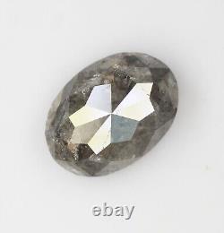 2.63 Ct Natural Oval Cut Loose Diamond Grey Color oval Rustic diamond for Ring